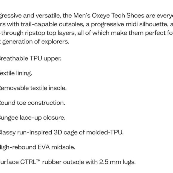 The North Face Oxeye tec hiking shoes. Men's size 10 - Picture 9 of 9